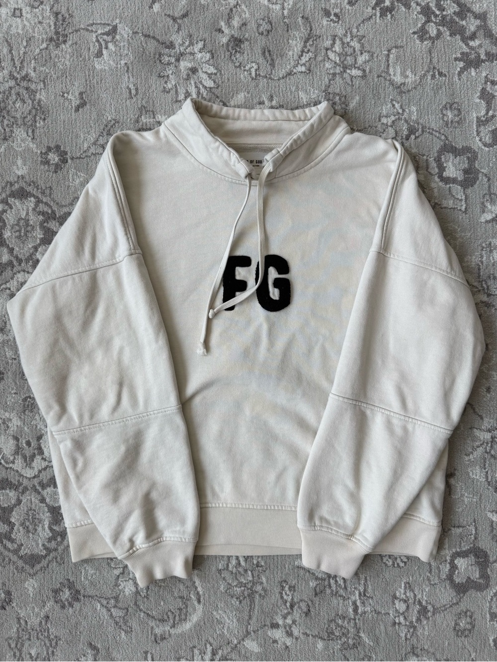 Fear of God Sixth Collection Mock Neck 100% Cotton Sweatshirt - Size S - Picture 2 of 13